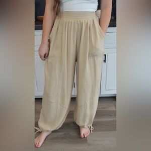 NWT. Double Gauze Pants